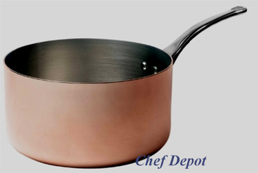 Heavy Duty Copper and Stainless Steel Fry SaucePan