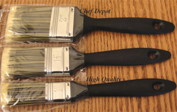 Pastry and Art Painting and Basting BBQ Brushes