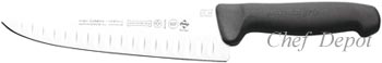 Soft Grip Chef Knife with granton edge - air pockets on blade