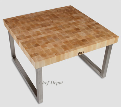 Urban Industrial Stainless Steel Table