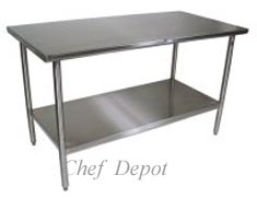 This Commercial Quality Stainless Steel Table is made in USA