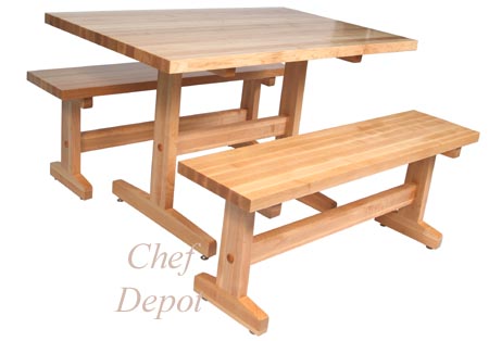 American Made Trestle Table