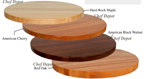 Round Butcher Block Table