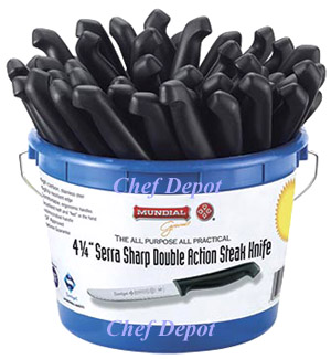Chefs Steak Knife and serrated Knifes