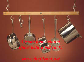 JK Adams Pot Rack