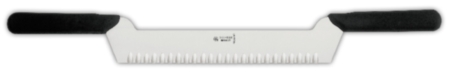 Giesser Double Handle Wavy Blade Cheese Knife