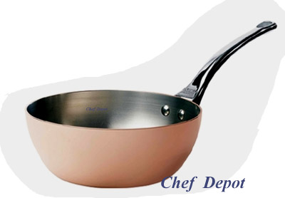 Heavy Duty Copper and Stainless Steel Fry Pan