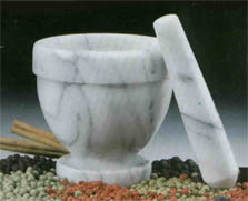 Marble Mortar & Pestle