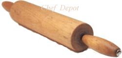 Solid Wood Rolling Pin with sealed ball bearings
