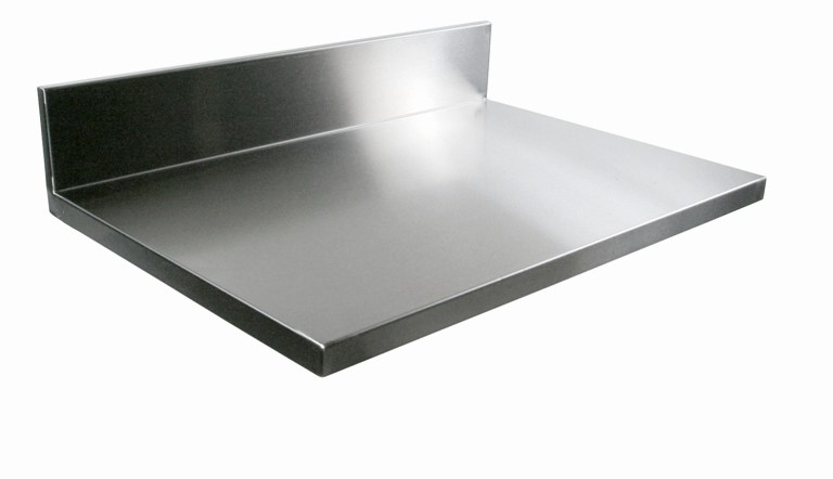 Kitchen Stainless Steel Counter Top - with backsplash 