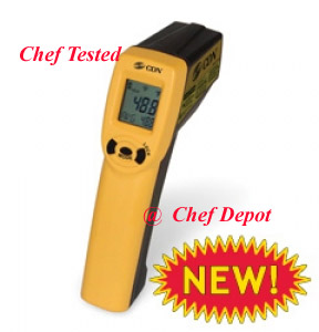 BonJour Chef's Tools Combo Laser and Probe Cooking Thermometer, Black