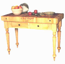 Cucina Rustica Table without shelf