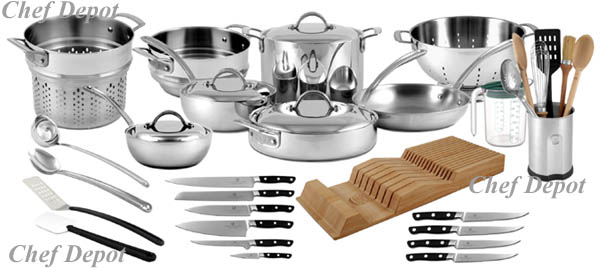 Lot Detail - Wolfgang Puck Bistro Collection and Calphalon Pots & Pans