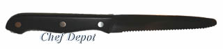 Poly Handle Steak Knife - picture may vary from actual steak knives
