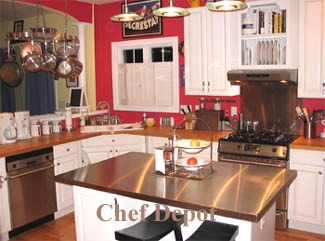 Stainless Steel Island Top (pictured is a 48 x 32 aprox. $520.00)