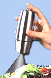 Battery Powered Pepper Mill - Solid Stainless Steel