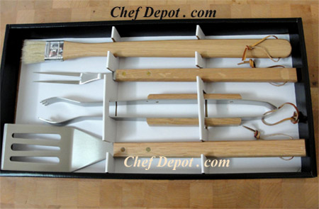 stainless steel BBQ Tool Set 