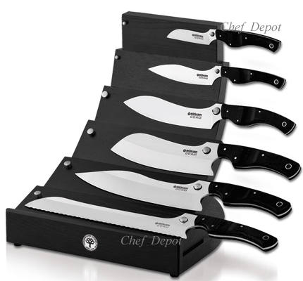 Boker GORM knives with Magnet Knife Block