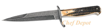 Boker Damascus Trench knife