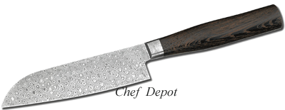 Rose Damascus Knife